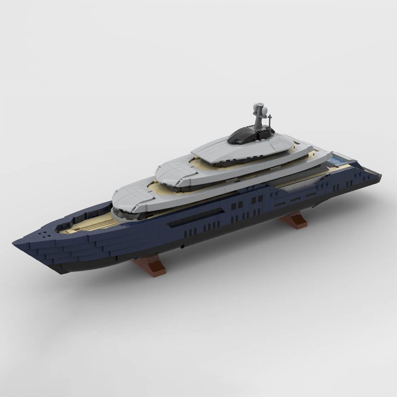 1/200 Scale Mini Luxury Yacht DIY Assembly Set (1651PCS-1671PCS) by MrJBuilds