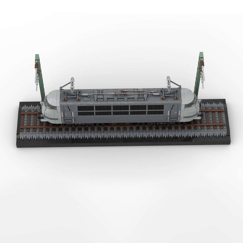 BR103 Electric Locomotive Building Blocks Set ( Speed Control Dynamic Version/2578PCS-2601PCS) by StudStation