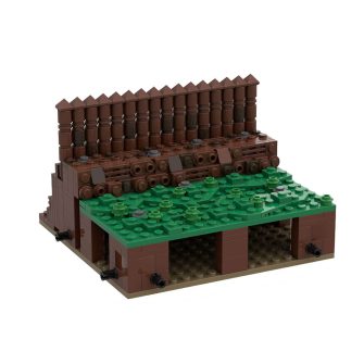 straight-palisade-modular-for-moc-139859-roman-field-camp-scalable-and-modular-super-large-model376pcs